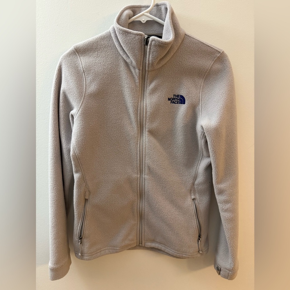 The North Face Light Gray Fleece Jacket